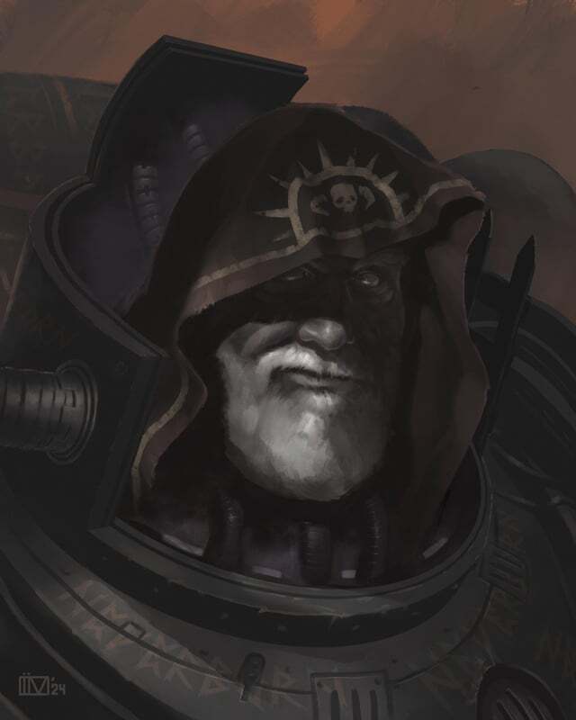 Fallen Angel Gawain, Librarian and Archivist of The Hallowed Halls by @igorivanov_art