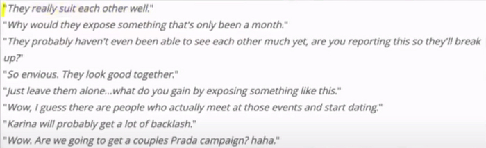 Выдержки из разных зарубежных пабликов по поводу этой пары.