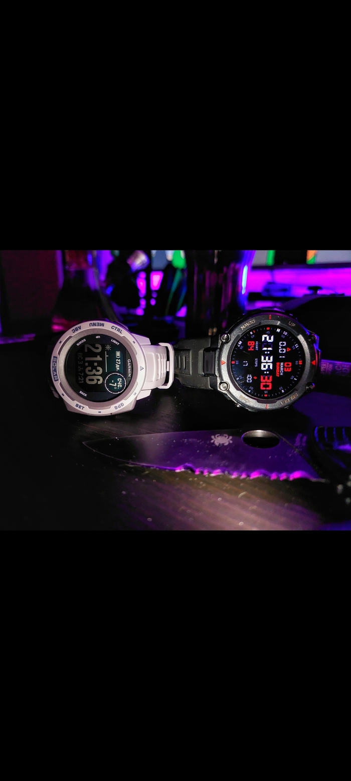  amazfit t-rex pro  garmin instinct solar.   ? Garmin, , Spyderco, 