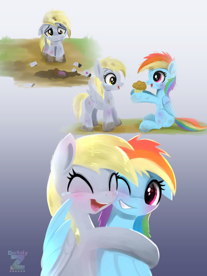  ! My Little Pony, Rainbow Dash, Derpy Hooves