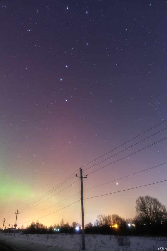 Aurora borealis  Ursa Major , , , ,  ,  , , , Canon, Samyang, 