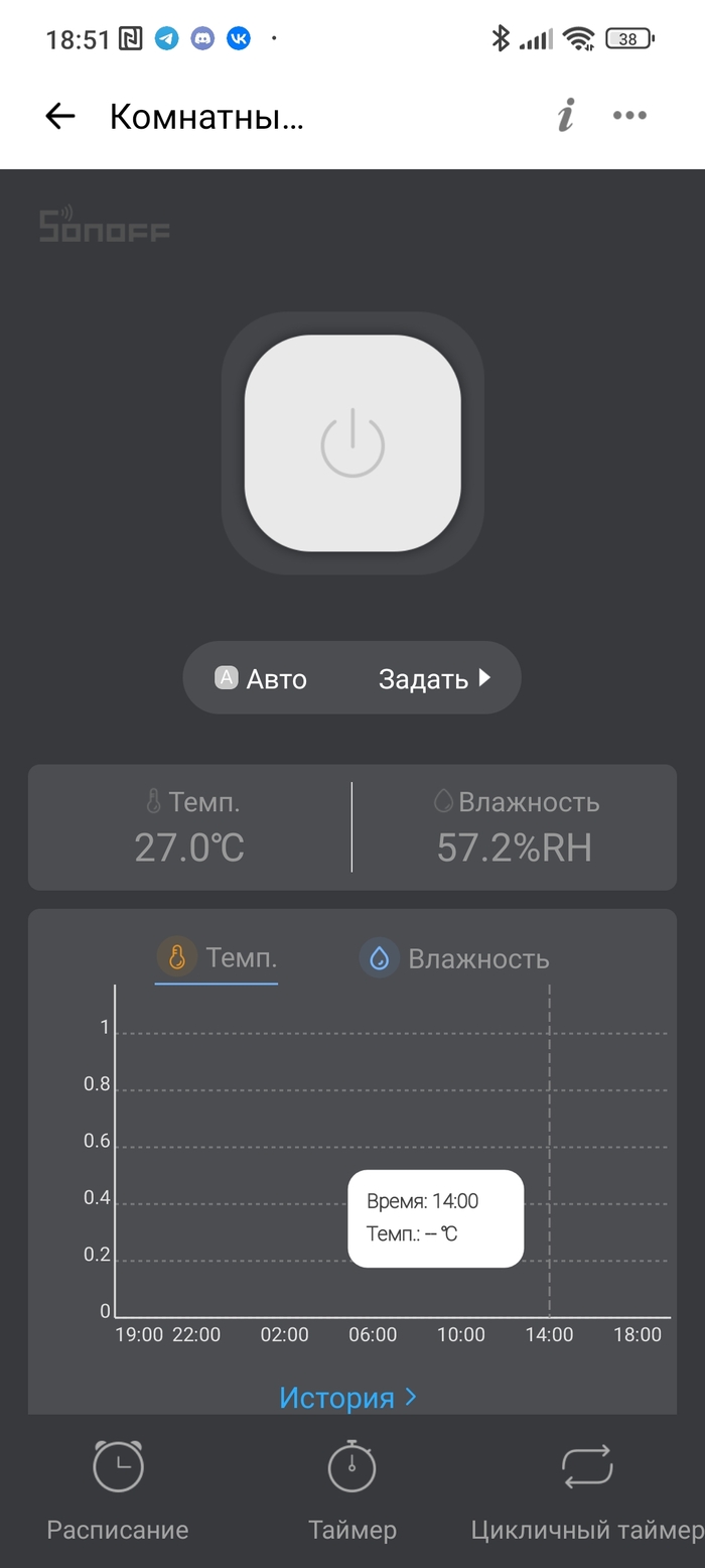 Подключение WiFi реле с датчиком температуры | Пикабу