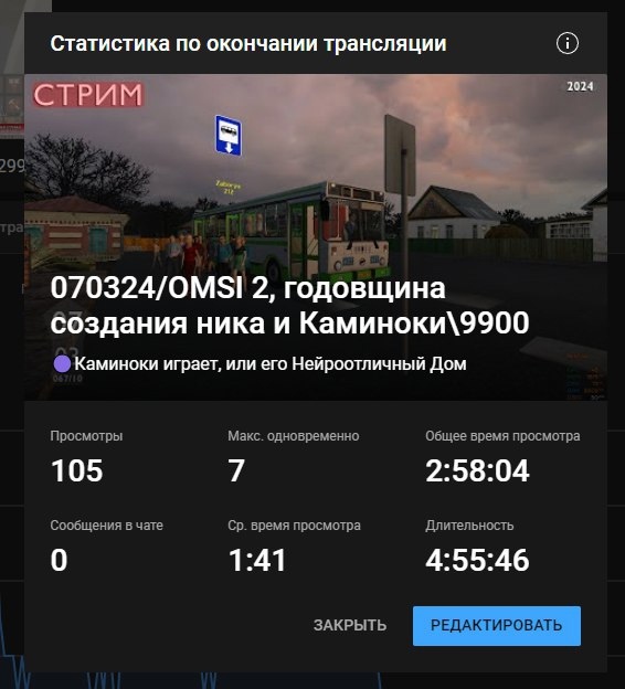 Постримил чуток (да, теперь я стримлю, а не тупо клепаю видосики)...