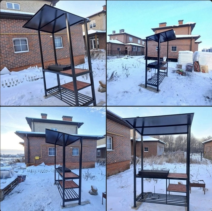 Мангал "Лофт Н" с крышей