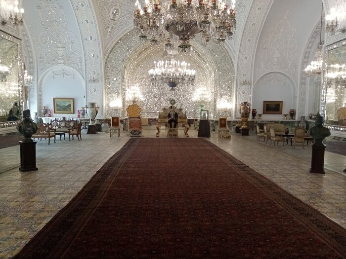 Во дворце Голестан в Тегеране