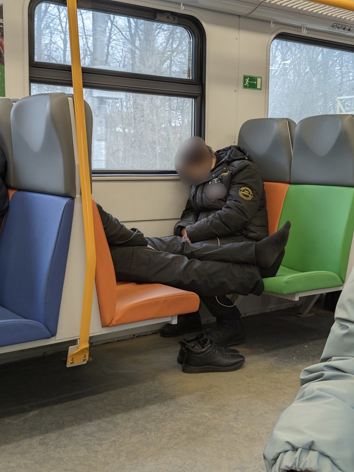 Охрана в поезде МЦД3