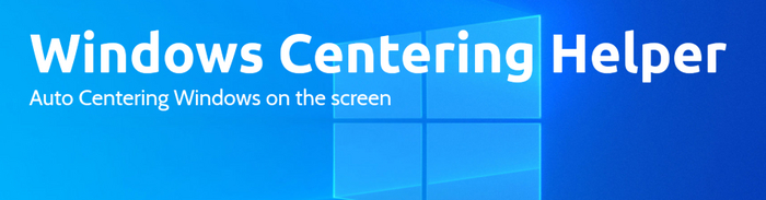 Windows Centering Helper -      Windows, Application, Program, , 