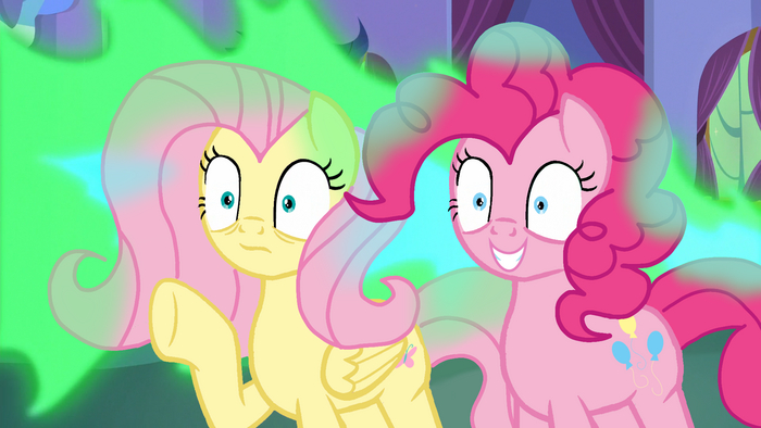       :) My Little Pony, Fluttershy, Pinkie Pie, Ponyart