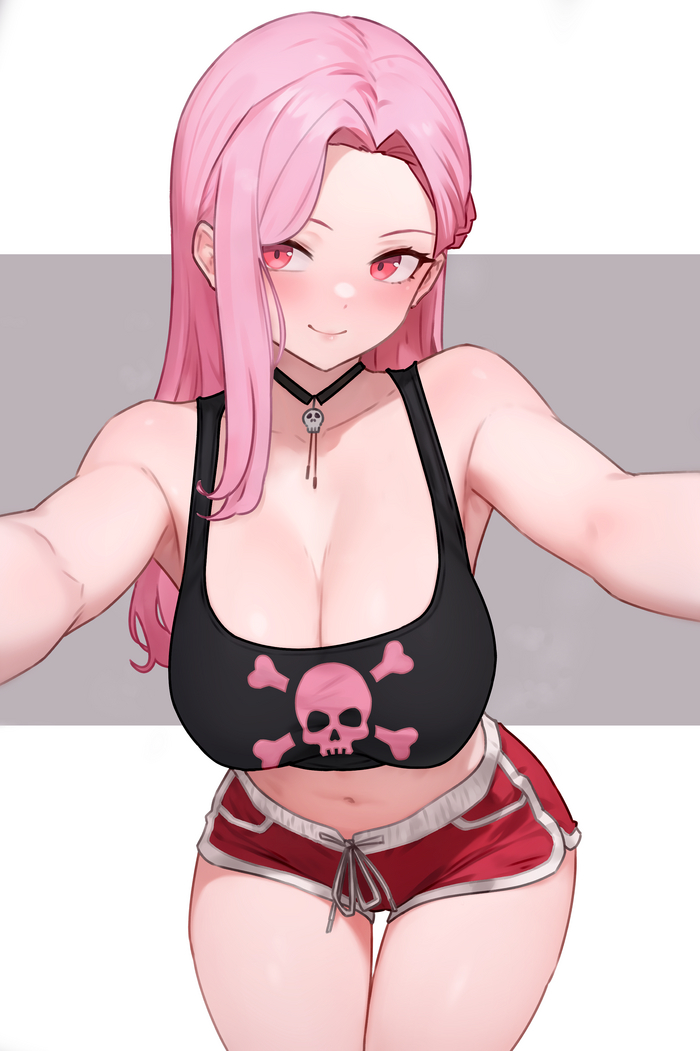 Mori Calliope , Anime Art, , Hololive, Virtual YouTuber, Mori Calliope, Bluefield, 