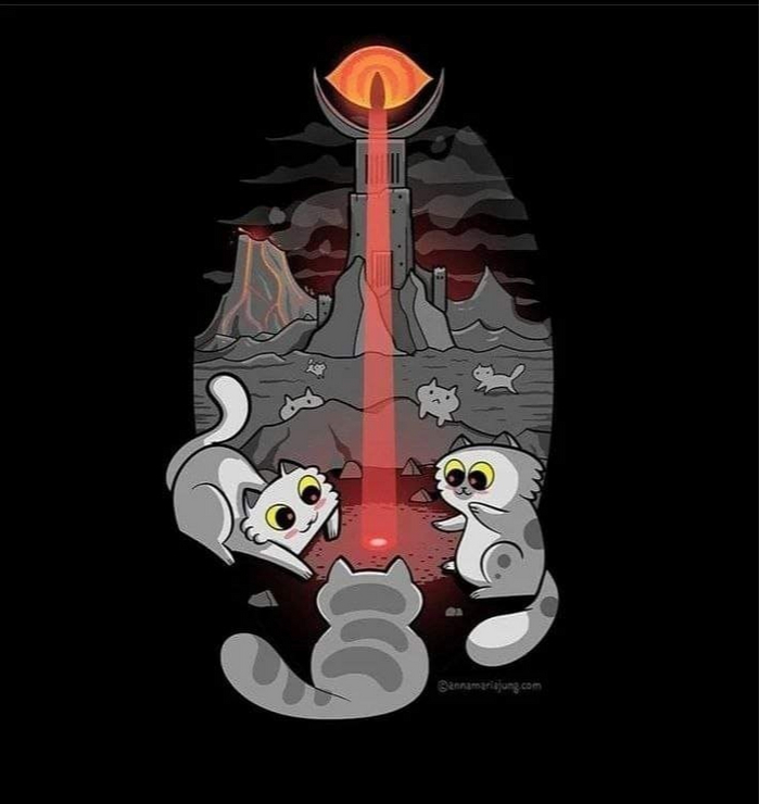 Чем занят Саурон в свободное от злодейской работы время