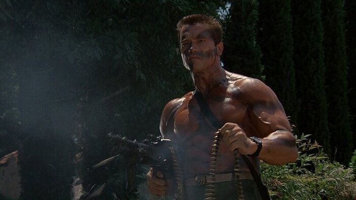 х/ф «Коммандо» режиссер М. Лестер, 1985 г.