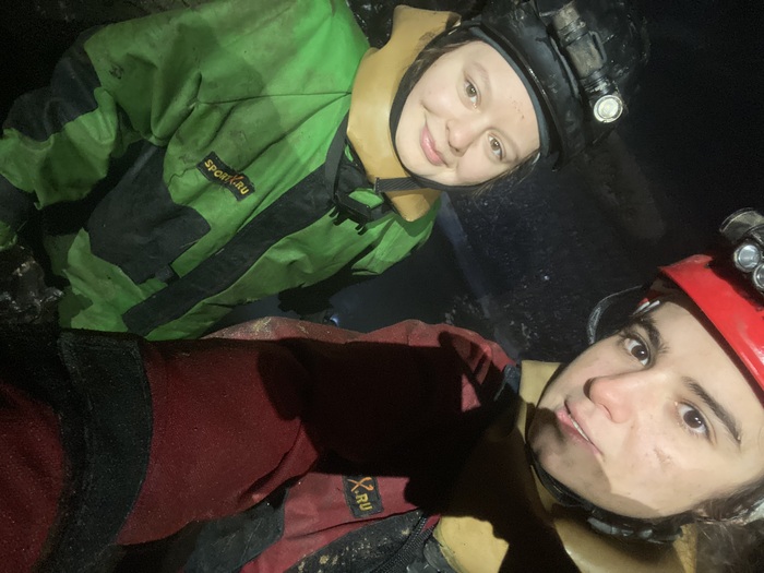 Даша и я собственной персоной. Были очень рады попасть туда