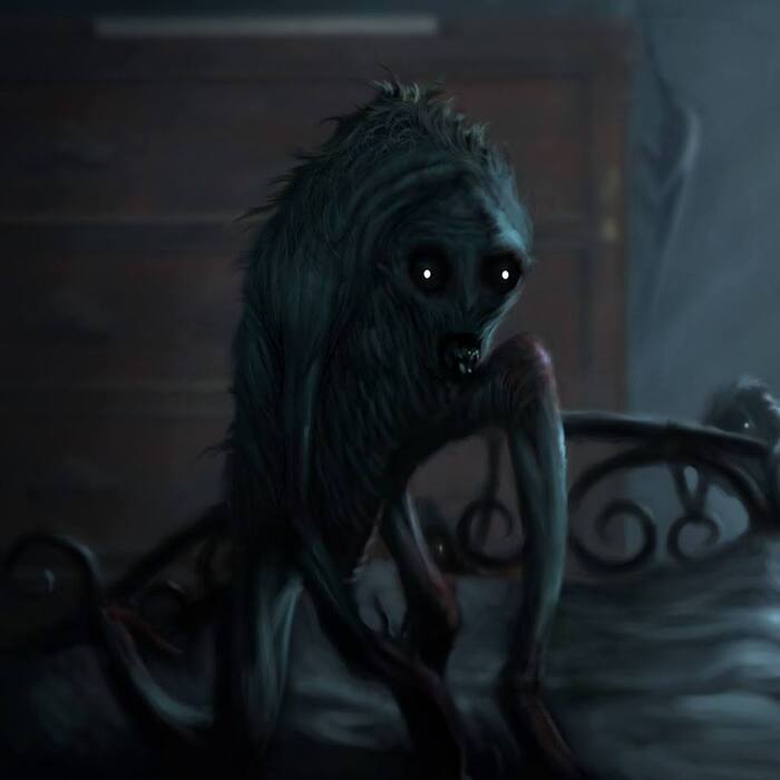 Жуткая тварь пришла ко мне ночью