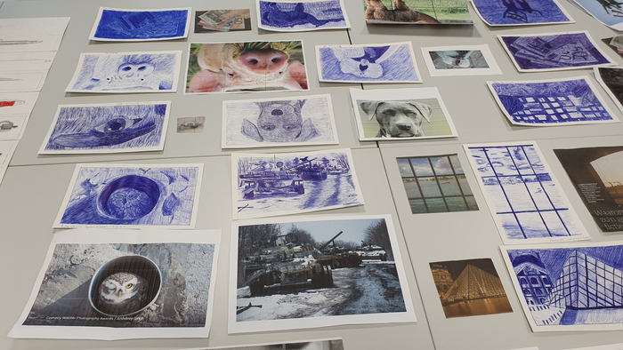 Детские рисунки. Как видите, некоторые на современную тему, которая волует сейчас многих.