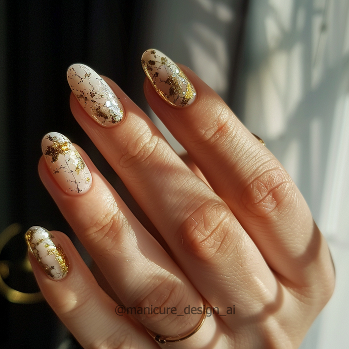 Маникюр от нейросети - минералы Часть 3