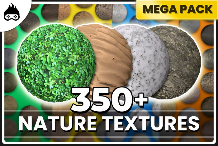  350    350+ Realistic Nature Textures Megapack - Forest, Desert, Arctic & More  Unity asset store Unity, Unity3D, Gamedev, Asset store, , , , Asset, , , 