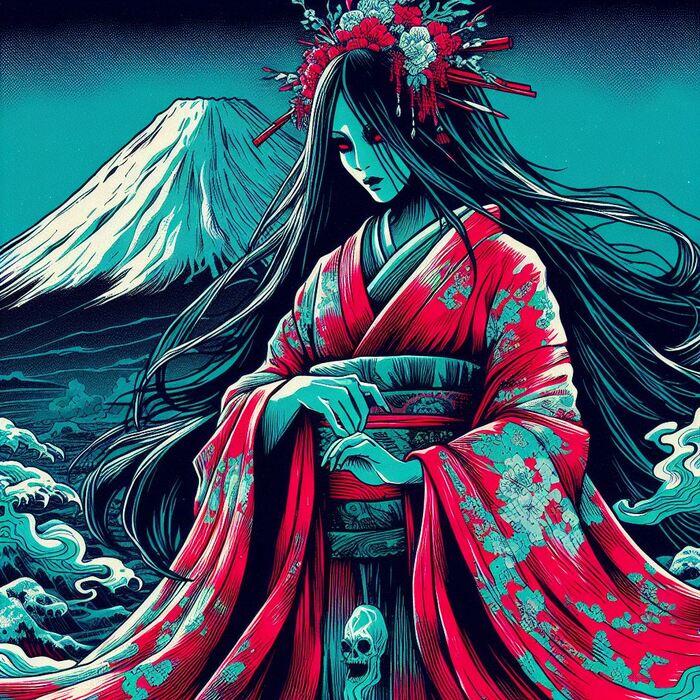 Japanese Ghost fatal-frame-ghosts-fatal-frame-japanese-horror-framed-wallpaper