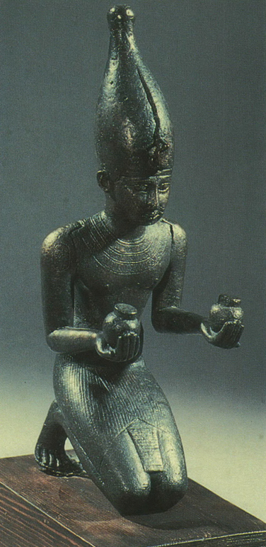 Бронзовая статуэтка фараона-«котика» из XXII династии