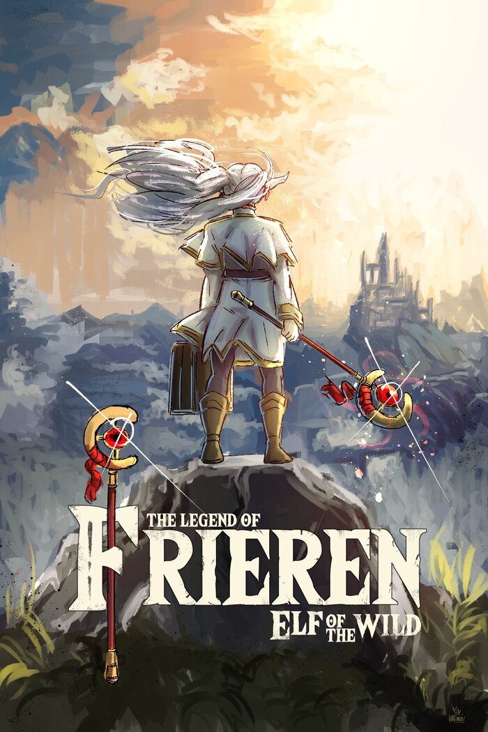 The Legend of Frieren Anime Art, , Frieren, Sousou no Frieren, The Legend of Zelda, , Ononotsu