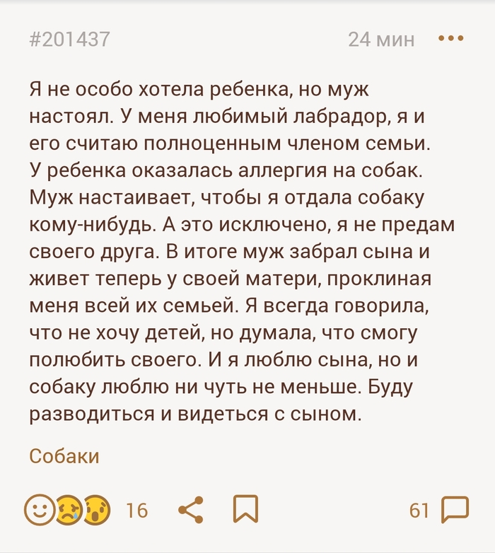 Выбор очевиден