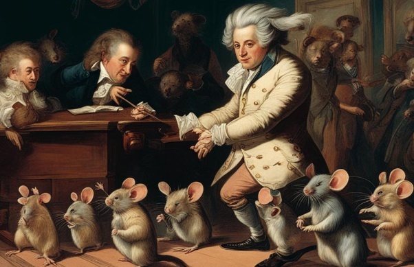 Моцарт делает ставки на любимых крысаков