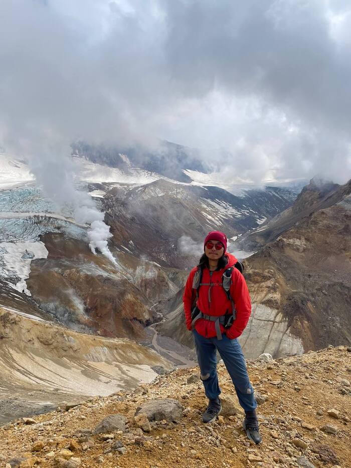 Эт я на Мутновском вулкане