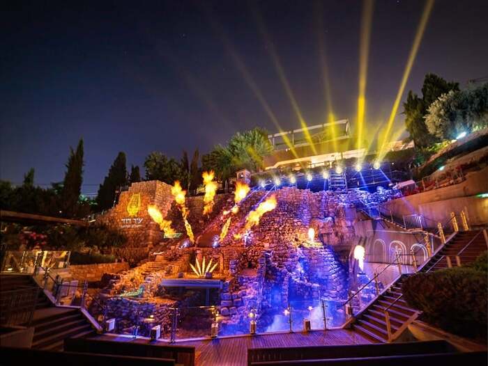 Иерусалим - ночное световое шоу