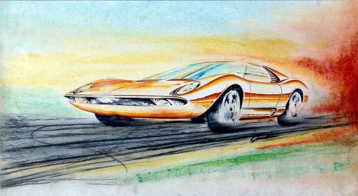  Lamborghini Miura,       1965 :   -