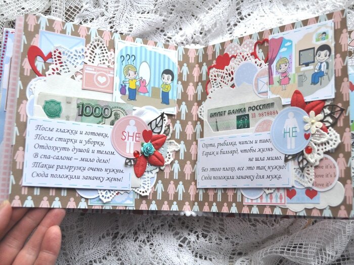 Пример альбома, сделанного своими руками