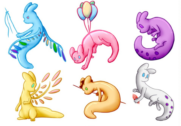    My Little Pony, Twilight Sparkle, Fluttershy, Rarity, Pinkie Pie, Applejack, Rainbow Dash, Slugcat, Rain World
