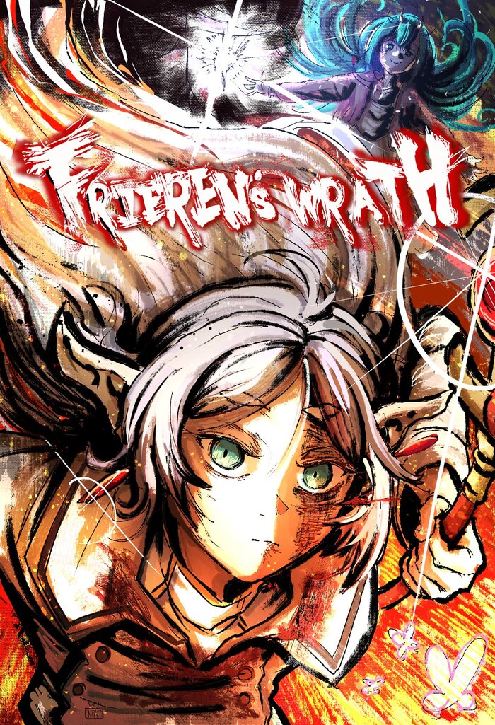 Frieren's Wrath Anime Art, , Frieren, Sousou no Frieren, Asuras wrath, 