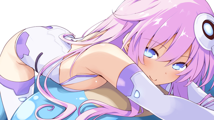 Purple Sister Anime Art, Hyperdimension Neptunia, Neptunia, Nepgear, Purple Sister, Iwasi-r
