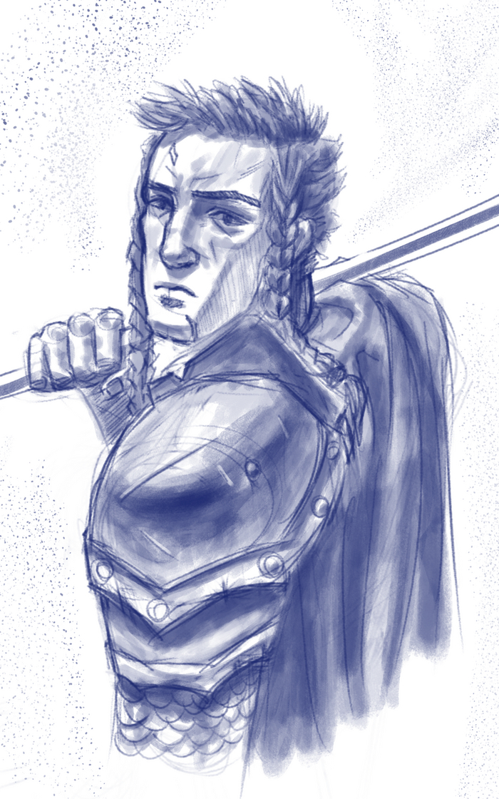 Перед сном набросок из головы