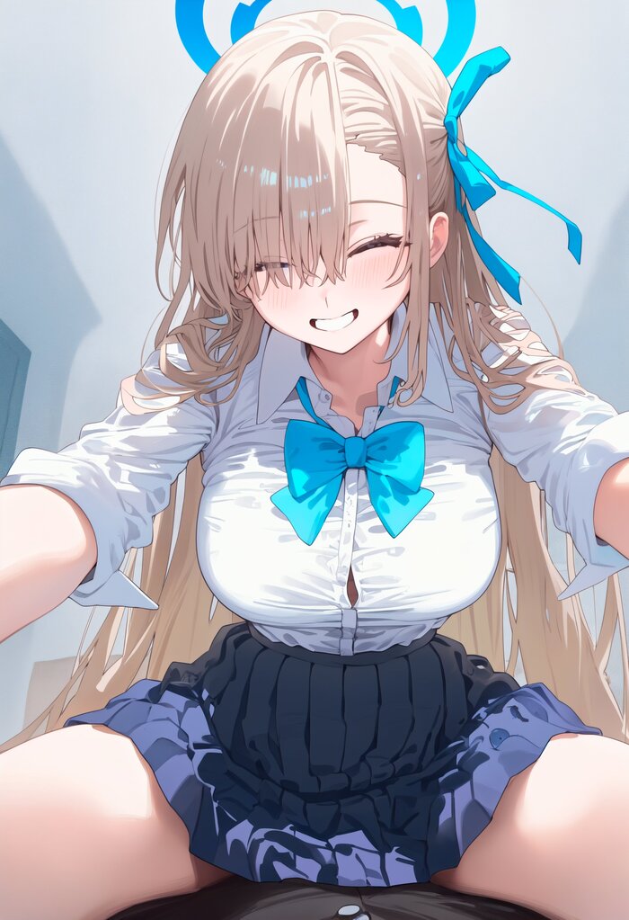      Ichinose Asuna, Blue Archive, Anime Art, , , , Yuribun (nzxt_cam)