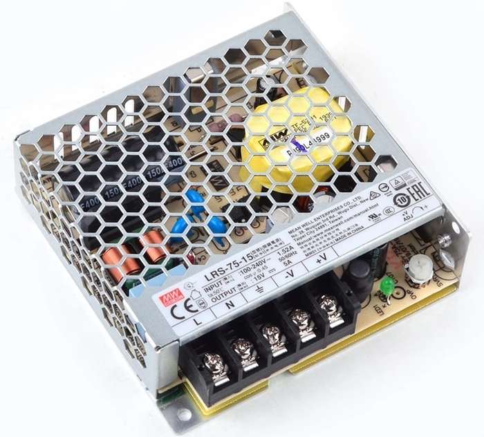 Mean Well AC/DC LRS-75-15 02293044 (15V, 75W, 5A)