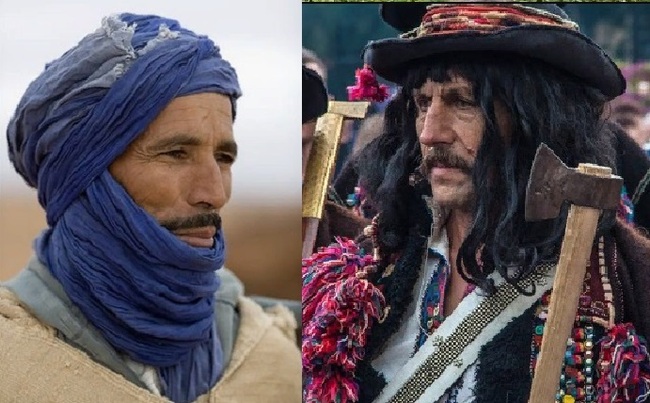 ДА ЭТО ЖЕ ОДНО ЛИЦО!! Бербер из Марокко и славянский горец-русин с Карпат. (материал из открытых источников)