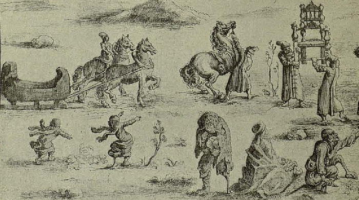 тем временем Олеарий сходил на еще одно мероприятие; типичные москвичи того времени, <a href="https://pikabu.ru/story/kak_nemtsyi_persidskiy_shyolk_cherez_moskoviyu_vozili_dogovor_11273312?u=https%3A%2F%2Fwww.booksite.ru%2Fenciklopedia%2Falbum%2F44.jpg&t=%D0%B8%D0%B4%D1%83%D1%82&h=0437966f891517b61113537d44e17364fbe5b6b9" title="https://www.booksite.ru/enciklopedia/album/44.jpg" target="_blank" rel="nofollow noopener">идут</a> от Кремля к церкви у Посольского двора, где когда-то была обретена в земле икона Девы Марии