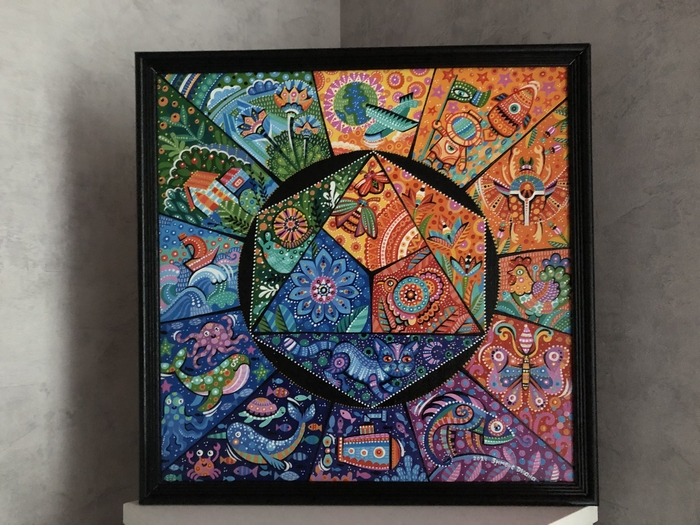 «Цветовой круг №1» в новом оформлении