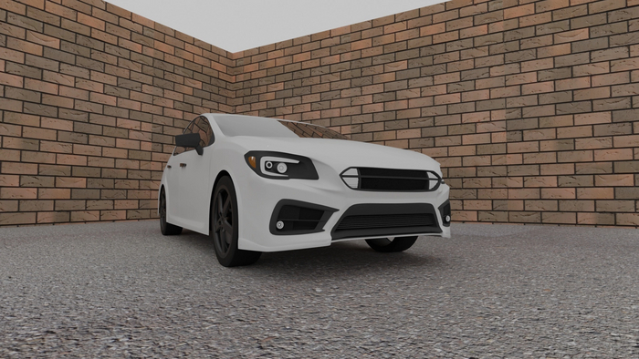 Subaru wrx 2020   3D , , Blender