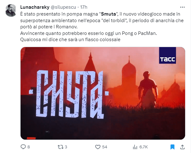 «Смута» стала лидером по числу пиратских скачиваний в Америке Смута (игра), Игры, Новости, Российский игрострой, ИА Панорама, Компьютерные игры, Fake News