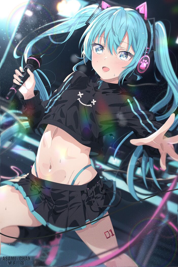 Hatsune miku #032 Anime Art, , Hatsune Miku, Vocaloid,  , 