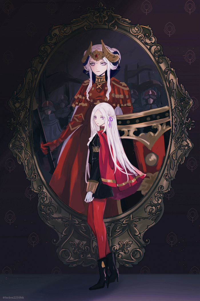 Crimson Flower Pixiv, , Anime Art, Fire Emblem, Edelgard