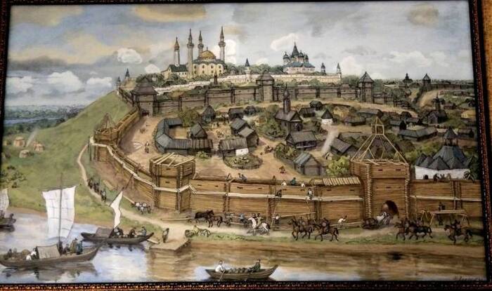 Казань 16 века в представлении художника