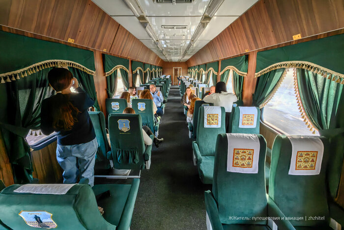 Интерьер ретропоезда