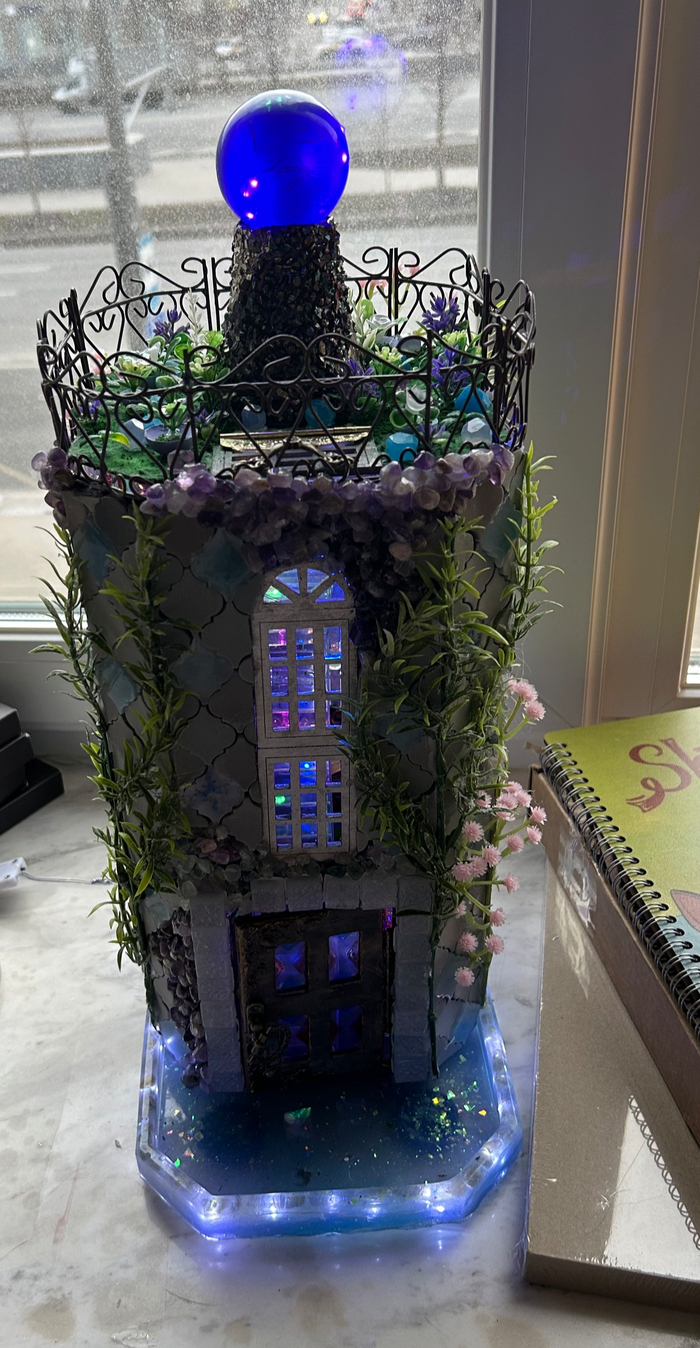 Напоследок фото со всеми огоньками