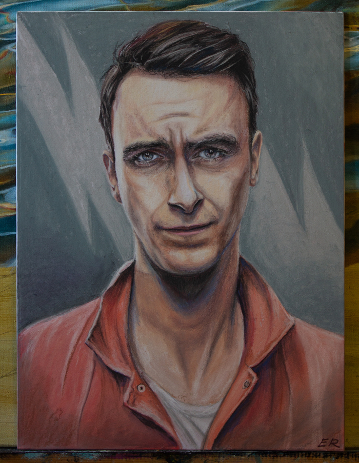 Тут живьем так сказать, чтоб было видно что холст на жесткой подложке