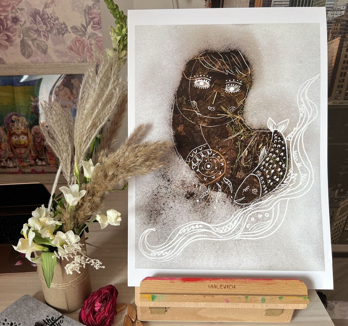 Шаманка, размер 32х45 см, плотная глянцевая бумага