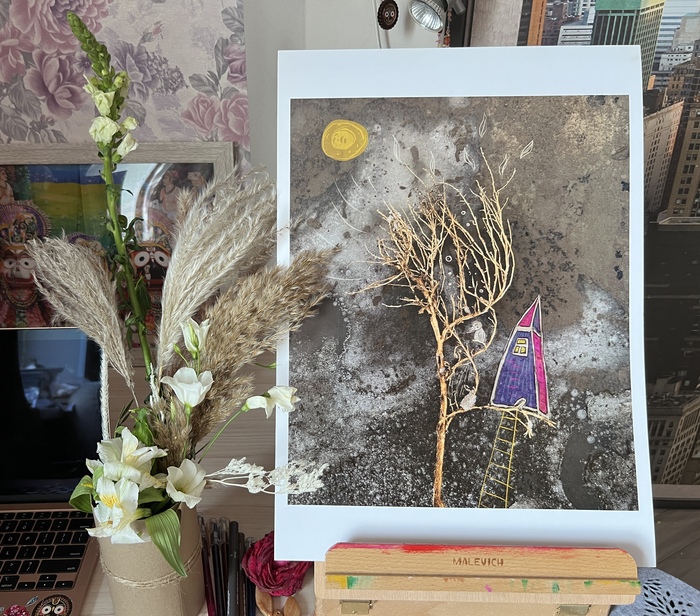 Там, где твой дом, размер 32х45 см, плотная глянцевая бумага