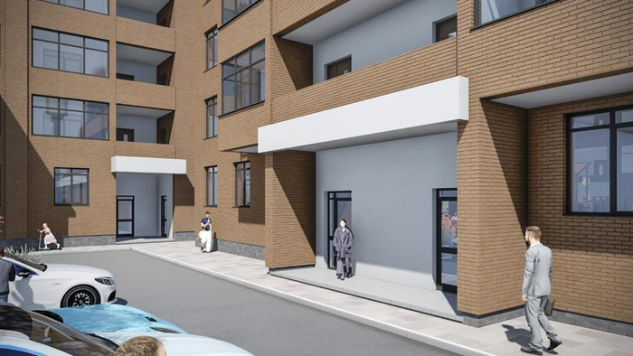 Пример оформления входных групп