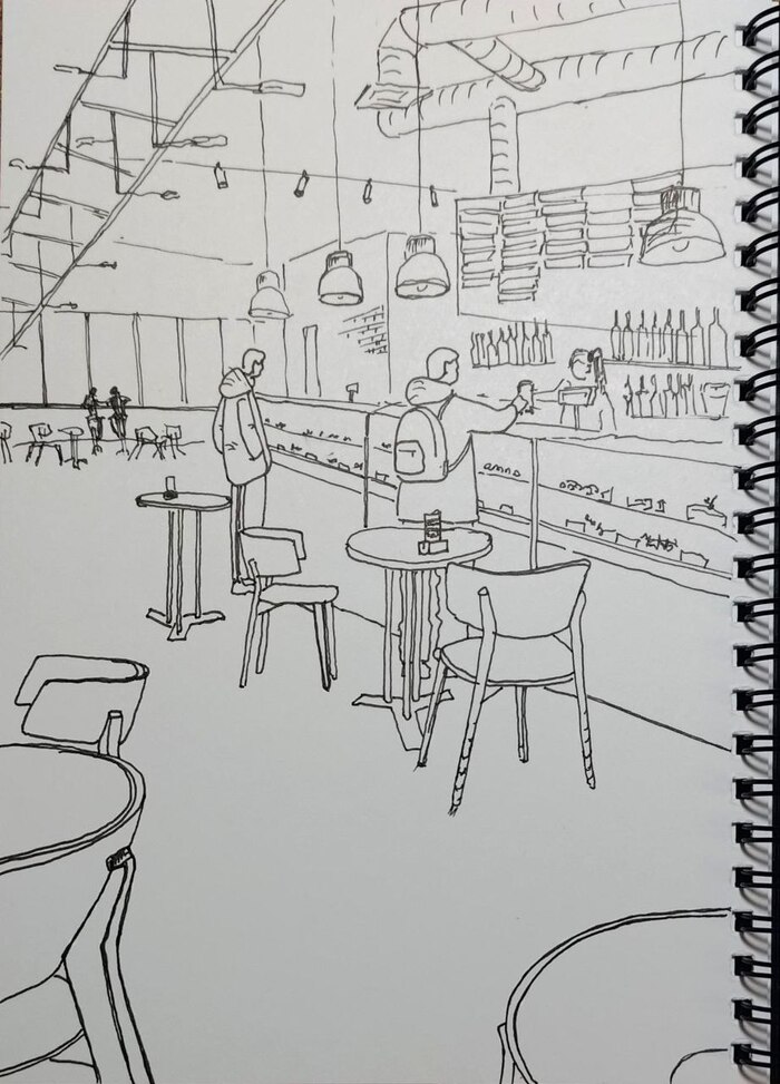 *слышен стаканный дзыньк и громкое шипение кофемашины*